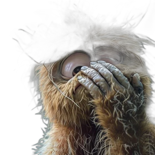 mask, creature, animal, hair transparent PNG cut-out