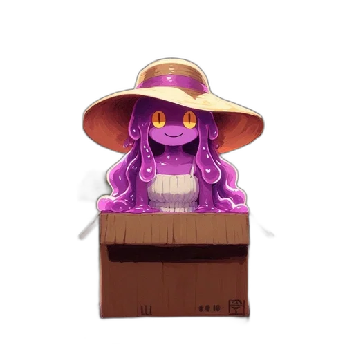 hat, furniture, staff, creature transparent PNG cut-out