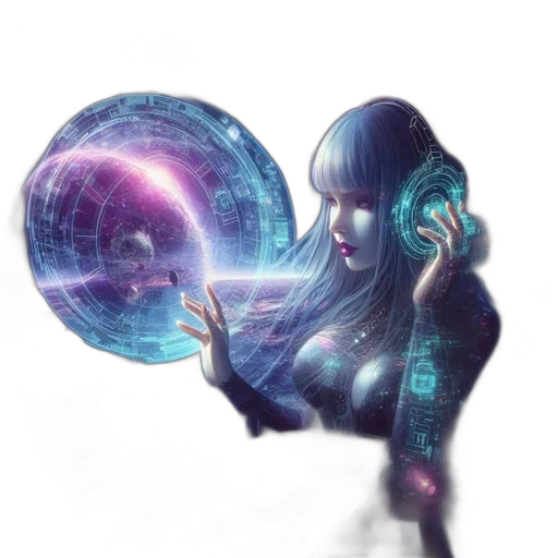 staff, dress, jewelry, robot transparent PNG cut-out