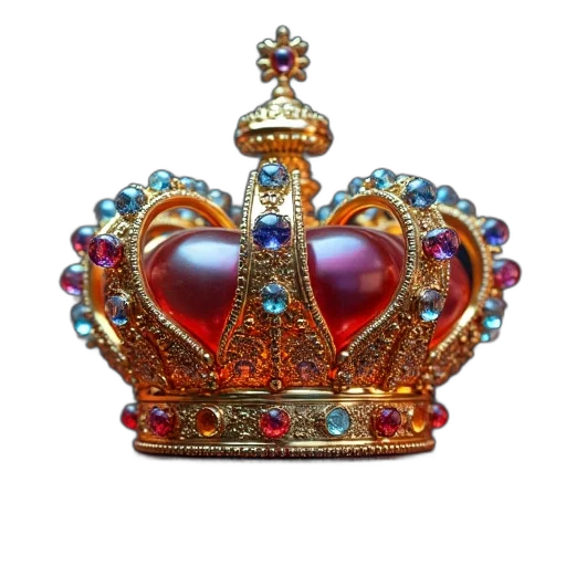 crown, jewelry, staff, weapon transparent PNG cut-out