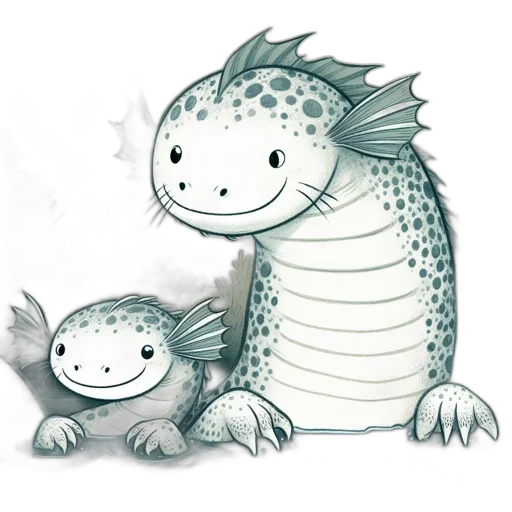 dragon, creature, animal, concept art transparent PNG cut-out