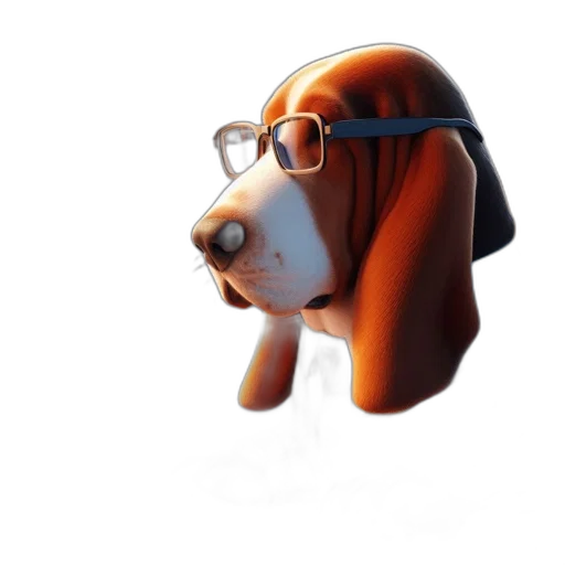staff, animal, 3d render, photorealistic transparent PNG cut-out