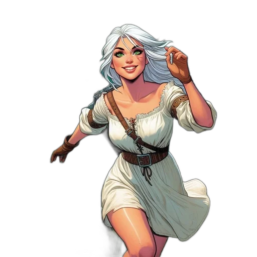 staff, dress, fantasy art, concept art transparent PNG cut-out