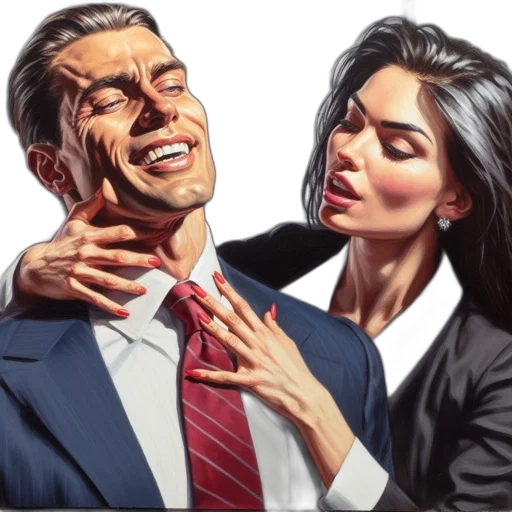 photorealistic, comic book art, oil painting, office transparent PNG cut-out
