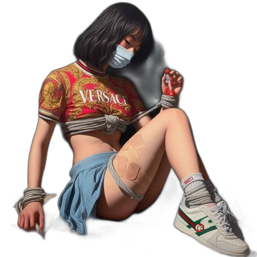 shoes, mask, bottle, dress transparent PNG cut-out