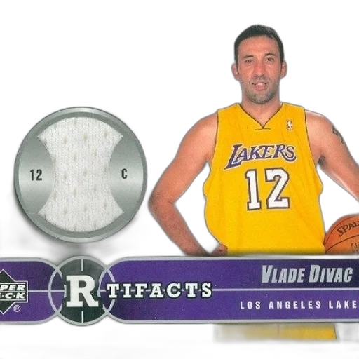 basketball, card, featuring, vlade transparent PNG cut-out
