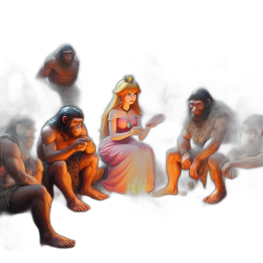 concept art, fantasy art, 3d render, pixel art transparent PNG cut-out