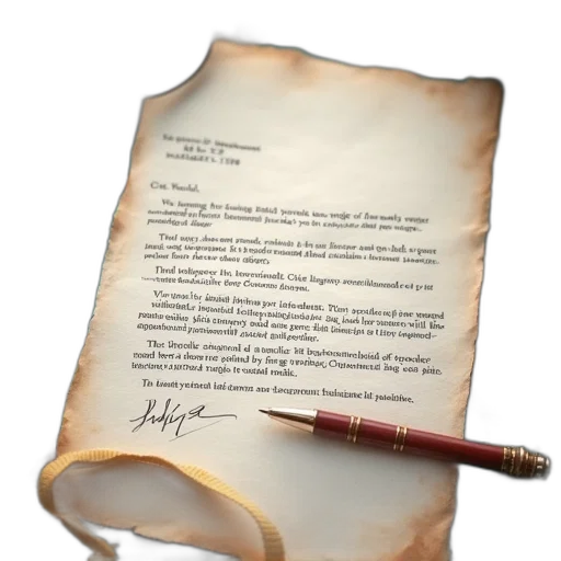staff, concept art, letter, someone transparent PNG cut-out
