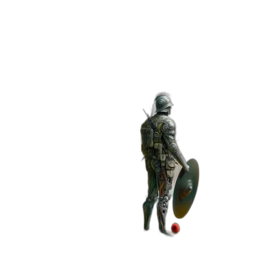 weapon, robot, sword, staff transparent PNG cut-out