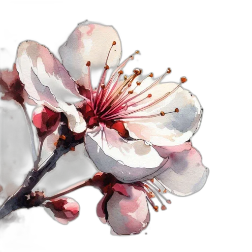 flower, crown, watercolor, photorealistic transparent PNG cut-out