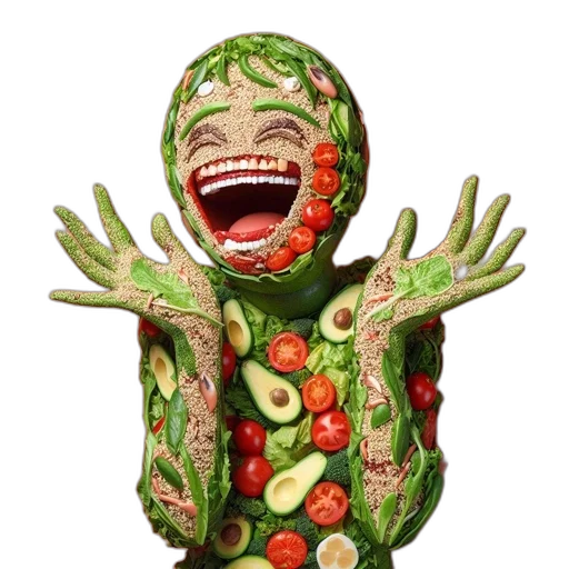 food, creature, mask, face transparent PNG cut-out