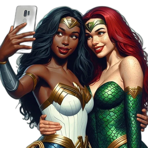 comic book art, fantasy art, concept art, cartoon transparent PNG cut-out