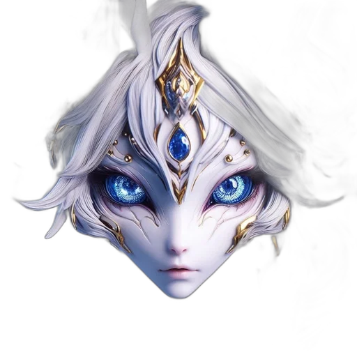 mask, face, crown, dragon transparent PNG cut-out