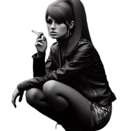 jacket, face, dress, photorealistic transparent PNG cut-out