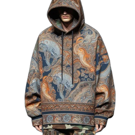 jacket, earth tones, model, hooded transparent PNG cut-out