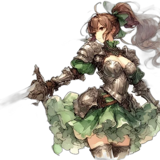 dress, weapon, sword, staff transparent PNG cut-out