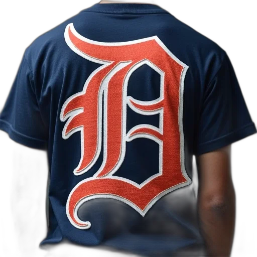 3d render, detroit, tigers, youth transparent PNG cut-out