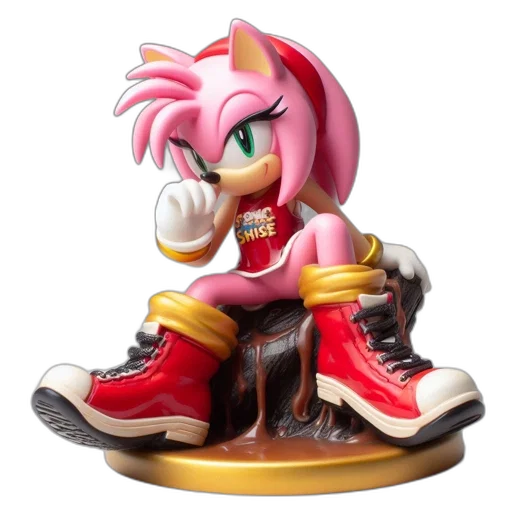 shoes, concept art, 3d render, vaporwave transparent PNG cut-out