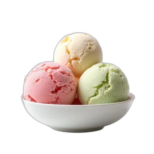 food, 3d render, photorealistic, pastel transparent PNG cut-out
