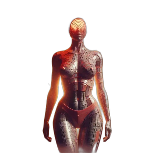 robot, dress, jewelry, creature transparent PNG cut-out