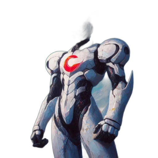 robot, jacket, weapon, mask transparent PNG cut-out
