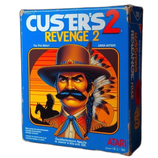 box, cover, atari, 2600 transparent PNG cut-out