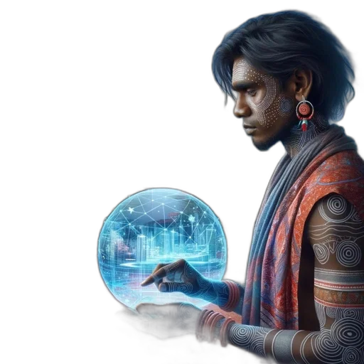 concept art, fantasy art, cyberpunk, comic book art transparent PNG cut-out