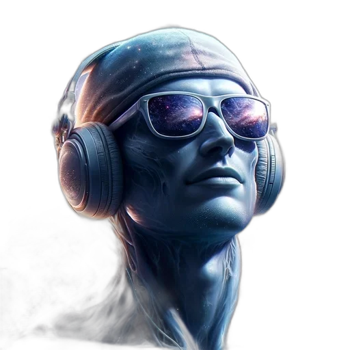 face, robot, mask, cyberpunk transparent PNG cut-out