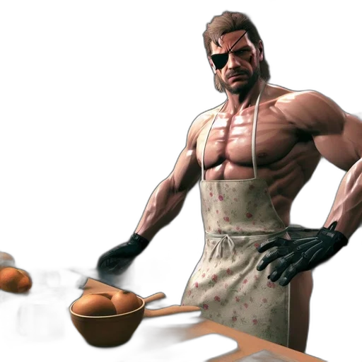 food, weapon, 3d render, concept art transparent PNG cut-out