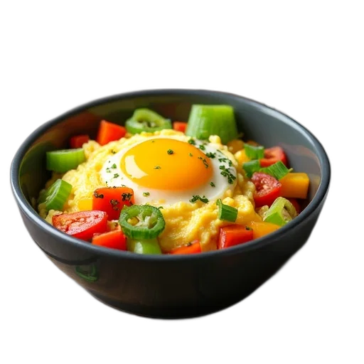 food, 3d render, photorealistic, bowl transparent PNG cut-out