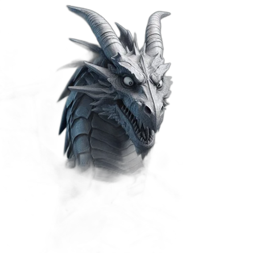 dragon, mask, creature, animal transparent PNG cut-out