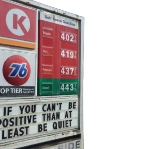 car, gas, station, sign transparent PNG cut-out