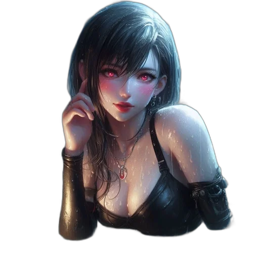 face, jewelry, dress, weapon transparent PNG cut-out