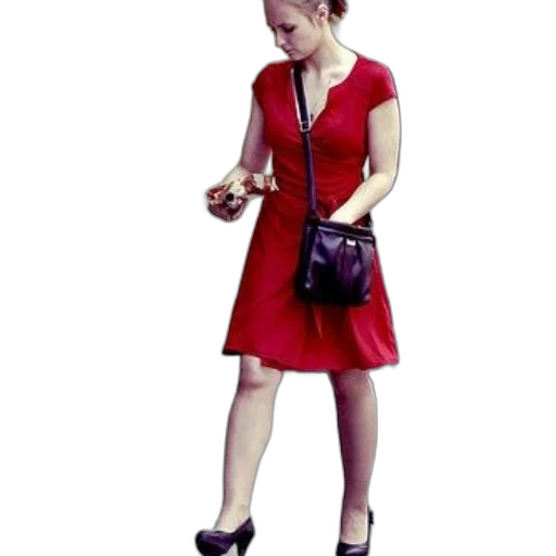 dress, staff, jewelry, 3d render transparent PNG cut-out