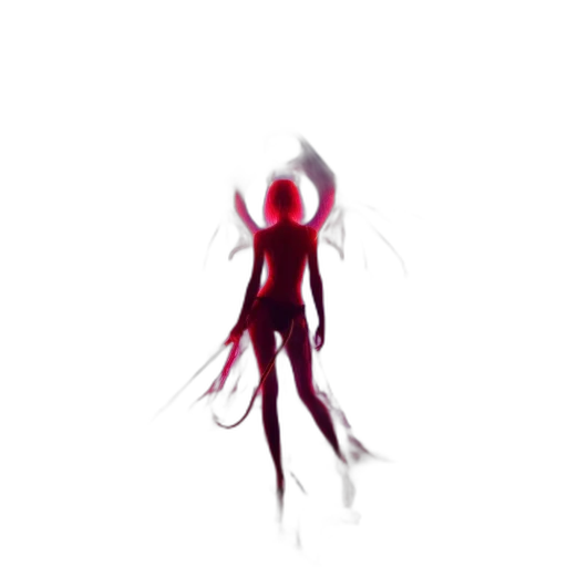 creature, staff, robot, hair transparent PNG cut-out