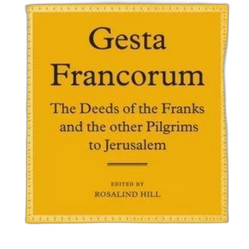 cover, gesta, francorum, deeds transparent PNG cut-out
