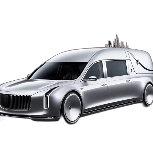 car, concept art, 3d render, photorealistic transparent PNG cut-out