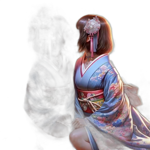 mask, dress, dragon, staff transparent PNG cut-out