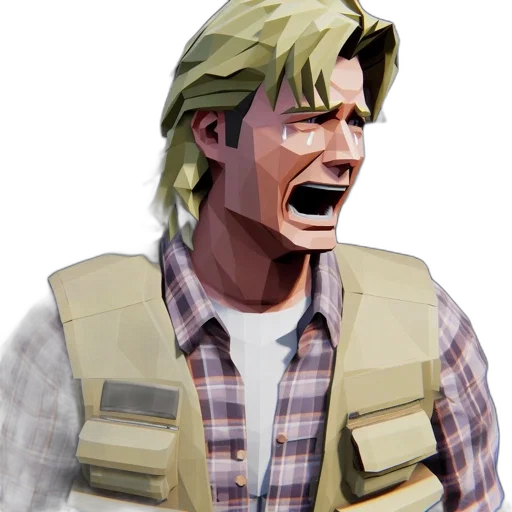 jacket, face, mask, weapon transparent PNG cut-out