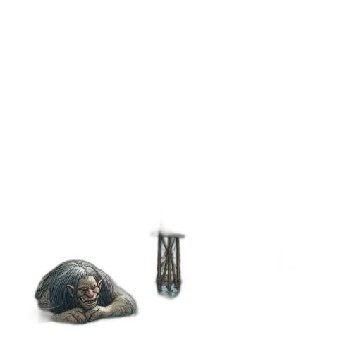 weapon, animal, creature, hair transparent PNG cut-out