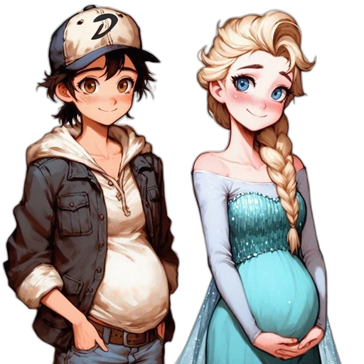 pixel art, concept art, cartoon, fantasy art transparent PNG cut-out