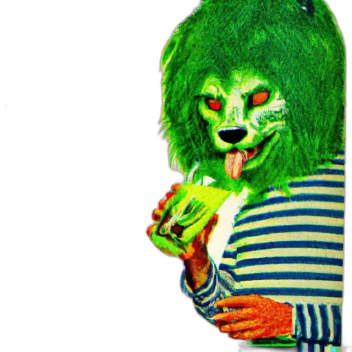 creature, mask, animal, face transparent PNG cut-out