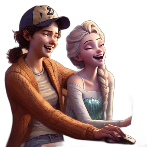 concept art, fantasy art, 3d render, cartoon transparent PNG cut-out