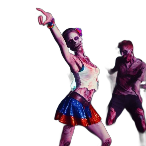 concept art, 3d render, cyberpunk, neon transparent PNG cut-out