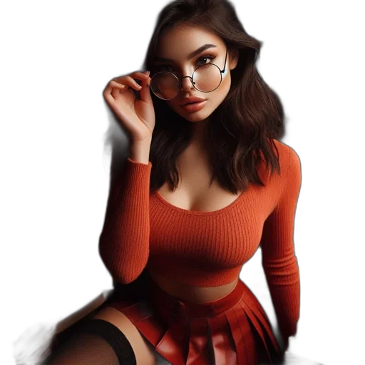 dress, face, hair, jewelry transparent PNG cut-out