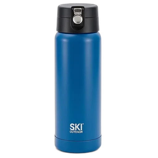 bottle, staff, blue, insulated transparent PNG cut-out