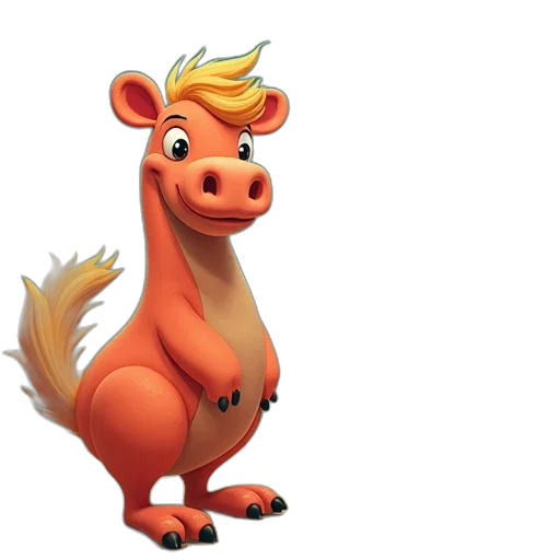animal, dragon, creature, 3d render transparent PNG cut-out