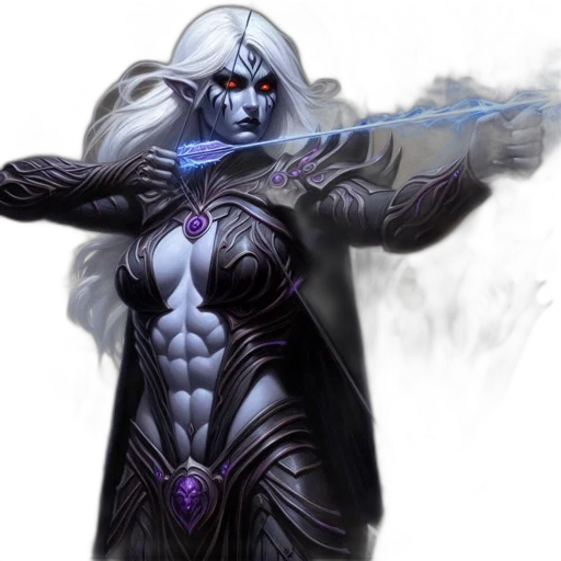 concept art, fantasy art, comic book art, elven transparent PNG cut-out