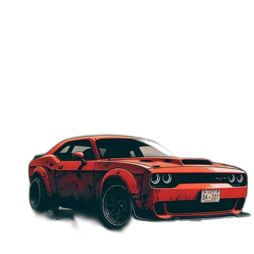 car, weapon, animal, photorealistic transparent PNG cut-out