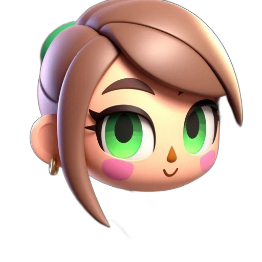 face, staff, weapon, 3d render transparent PNG cut-out